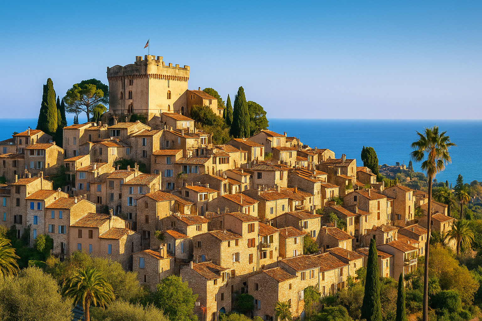 Haut-de-Cagnes et château médiéval - Zone conciergerie Airbnb KEYS