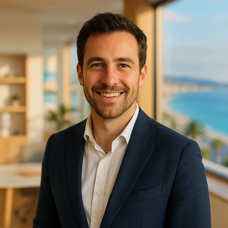 Portrait Fondateur KEYS CONCIERGERIE – expert conciergerie Airbnb Côte d'Azur