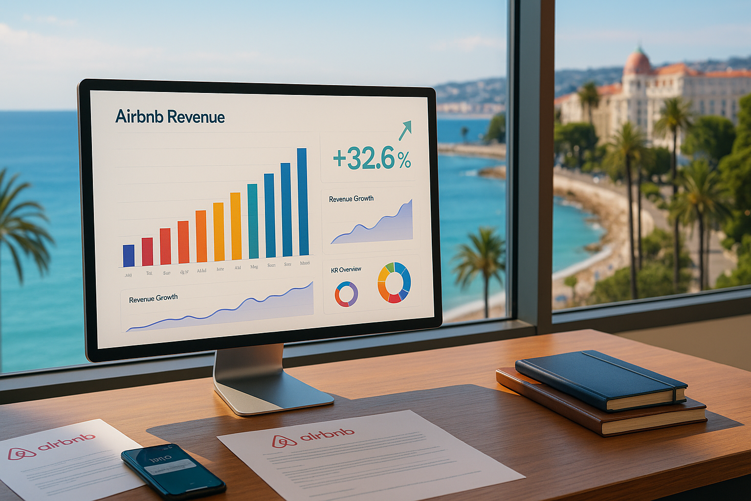 Optimisation revenus Airbnb Côte d'Azur stratégies 2025 KEYS CONCIERGERIE